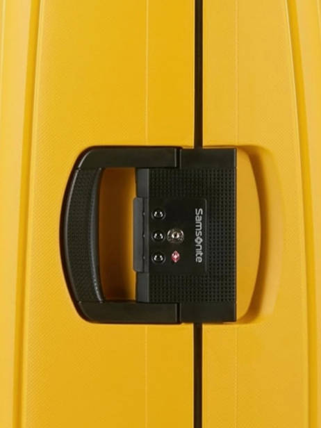 Hardside Luggage S'cure Samsonite Yellow s'cure 10U004 other view 1