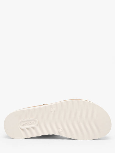 Sandals In Leather Remonte Beige women 60 other view 4