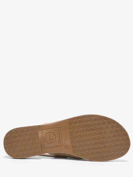 Sandals In Leather Tamaris Gold women 44 other view 4