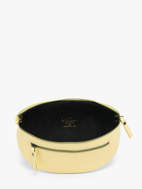 Leather Caviar Belt Bag Milano Yellow caviar CA23111 other view 3