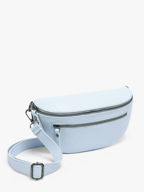 Leather Caviar Belt Bag Milano Blue caviar CA23111 other view 1