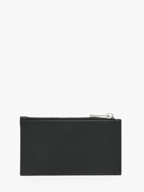 Zipped Leather Card Holder Smooth Hugo boss Black smooth HLK503A other view 2
