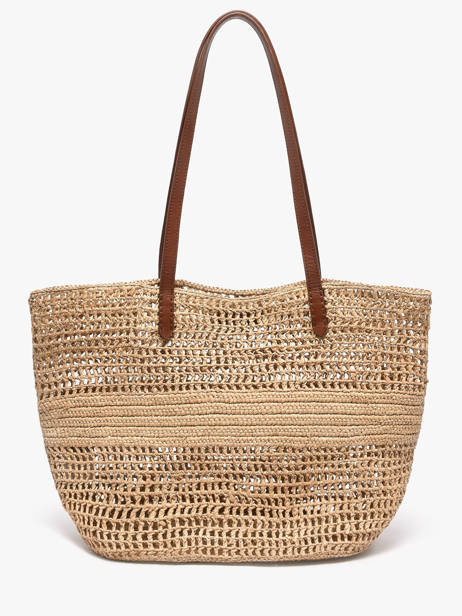 Shopping Bag Cabas Raphia Vanessa bruno Beige cabas raphia 60V40468 other view 4