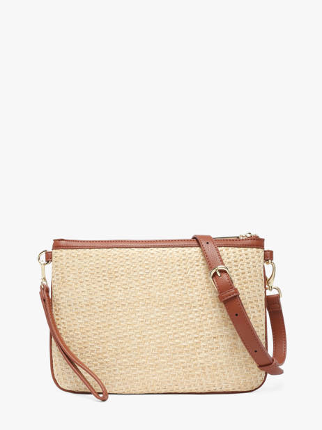 Shoulder Bag Demetra Straw Valentino Beige demetra VBS9R917 other view 3