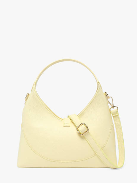 Crossbody Bag Caviar Leather Milano Yellow caviar CA26022 other view 3