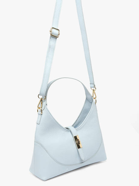 Crossbody Bag Caviar Leather Milano Blue caviar CA26022 other view 2