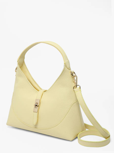 Crossbody Bag Caviar Leather Milano Yellow caviar CA26022 other view 1