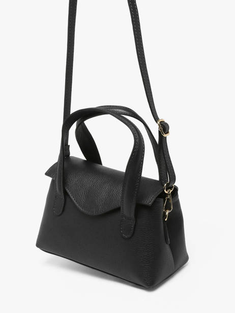Sac à Main Caviar Cuir Milano Noir caviar CA26021 vue secondaire 2