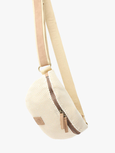 Belt Bag Le voyage en panier Beige resille PM958 other view 1