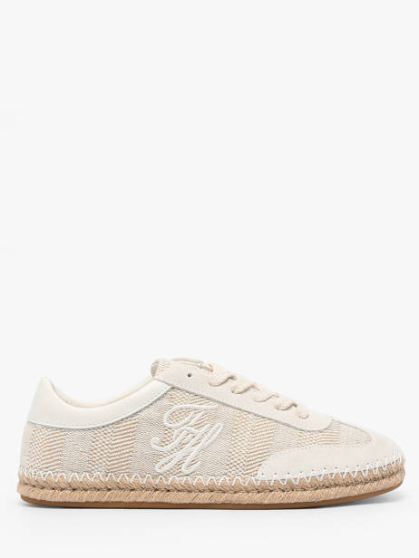 Espadrilles In Leather Tommy hilfiger Beige accessoires 91080GH