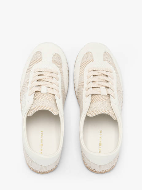 Espadrilles In Leather Tommy hilfiger Beige accessoires 91080GH other view 3