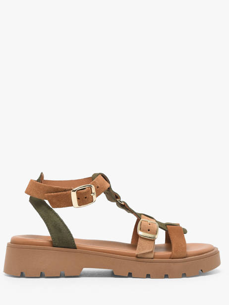 Sandals In Leather We do Brown accessoires 45710A02