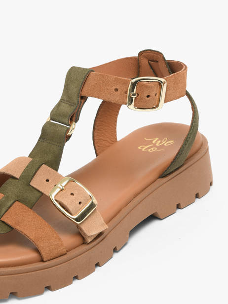 Sandals In Leather We do Brown accessoires 45710A02 other view 2