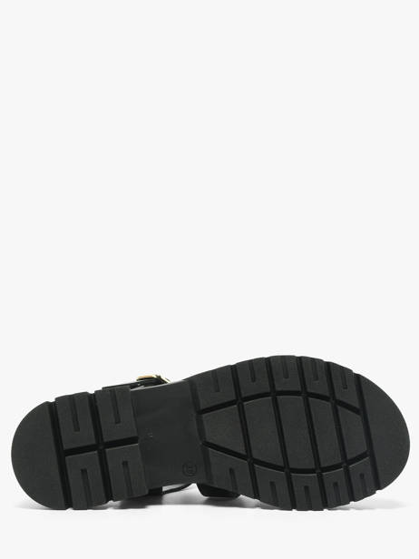 Sandales En Cuir Semerdjian Noir women DELIA vue secondaire 4