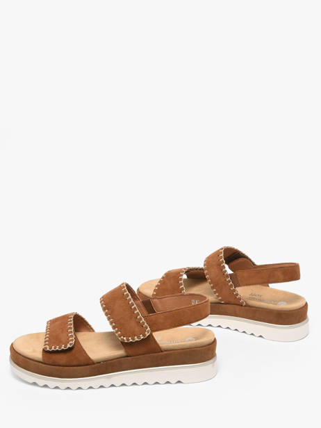 Sandals In Leather Remonte Brown accessoires 22 other view 2