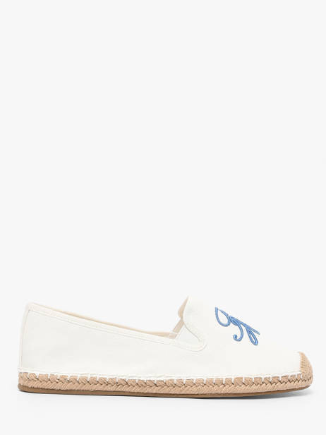 Espadrilles In Leather Tommy hilfiger White accessoires 9240YBL