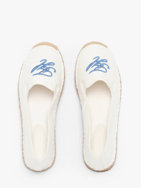 Espadrilles In Leather Tommy hilfiger White accessoires 9240YBL other view 3