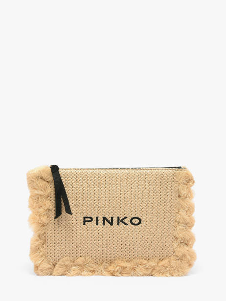 Trousse Pinko Beige logo shopper 6718A39Y