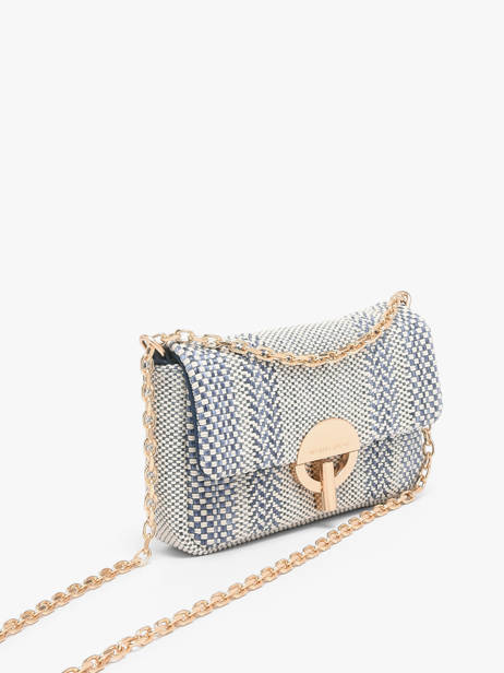 Sac Bandoulière Moon En Cuir Tressé Vanessa bruno Bleu moon 7V40326 vue secondaire 2