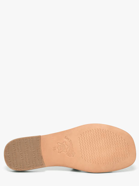Leather Hadamia Slide Sandals Les tropeziennes Brown accessoires HADAMIA other view 4