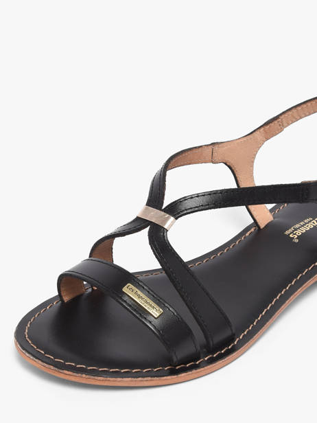 Nu-pieds Hamoon En Cuir Les tropeziennes Noir women HAMOON vue secondaire 2