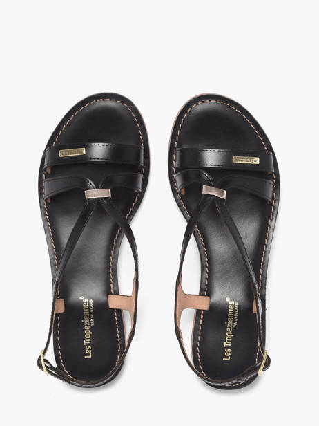 Nu-pieds Hamoon En Cuir Les tropeziennes Noir women HAMOON vue secondaire 3