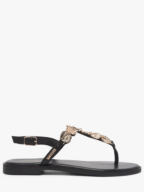 Flip Flops In Leather Les tropeziennes Black accessoires ORTEGA