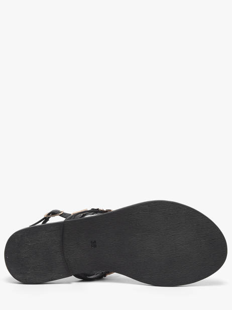 Flip Flops In Leather Les tropeziennes Black accessoires ORTEGA other view 4