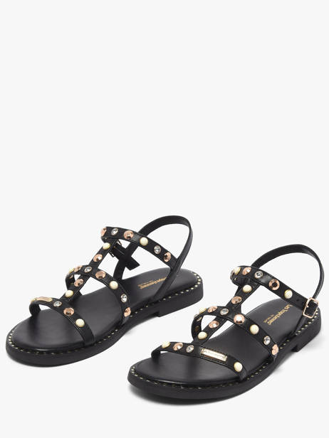 Sandals In Leather Les tropeziennes Black accessoires CORLYLOW other view 1