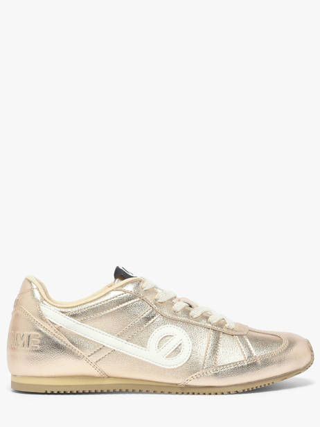 Sneakers In Leather No name Gold accessoires ERX304EY