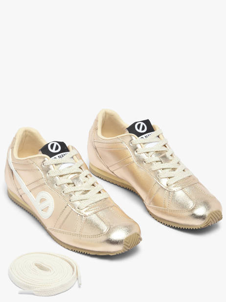 Sneakers In Leather No name Gold accessoires ERX304EY other view 1