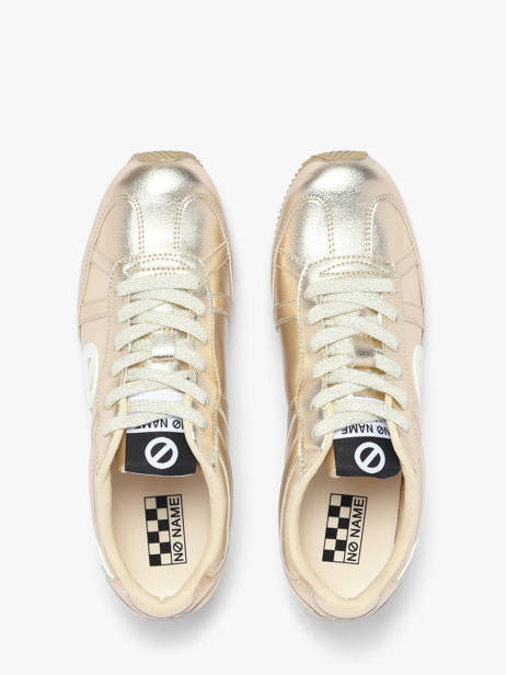 Sneakers In Leather No name Gold accessoires ERX304EY other view 3