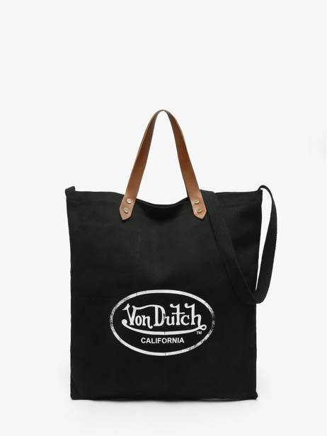 Oaks Tote Bag With Leather Handles Von dutch Black bags OAKS other view 4