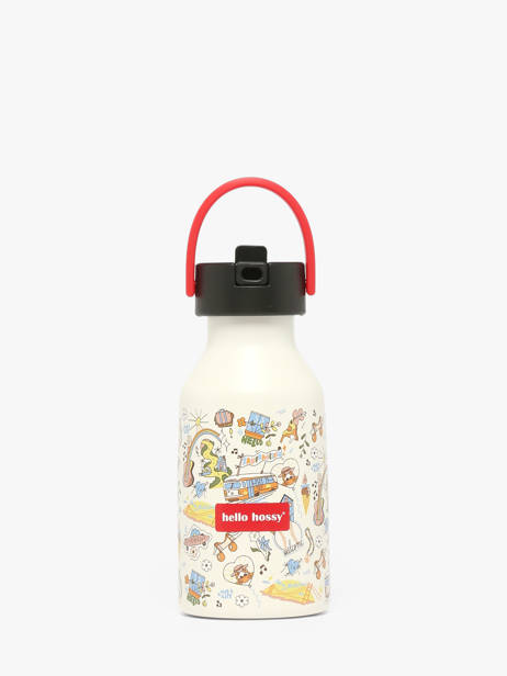 Drinking Bottle 350ml Hello hossy Beige cool kids 350M