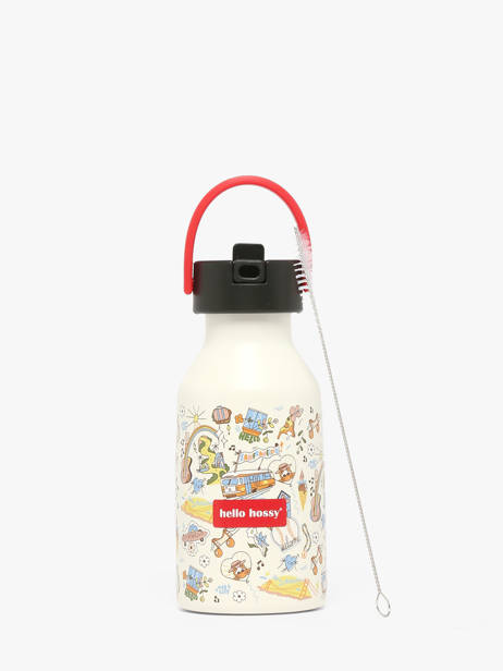 Drinking Bottle 350ml Hello hossy Beige cool kids 350M other view 2