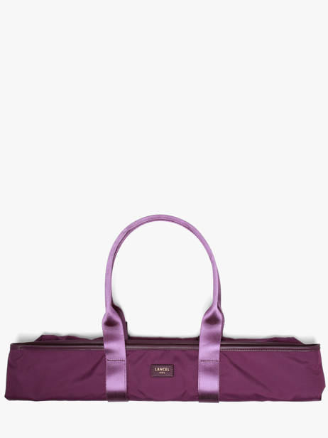 Large Tote Bag Mistral Rollable Nylon And Leather Lancel Violet mistral A13996 other view 6