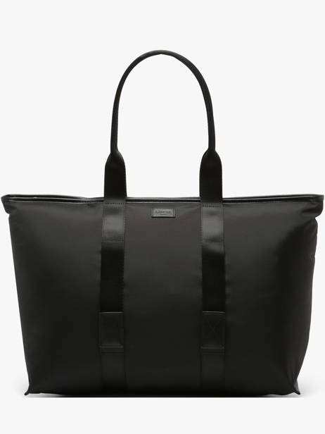 Large Tote Bag Mistral Rollable Nylon And Leather Lancel Black mistral A13996