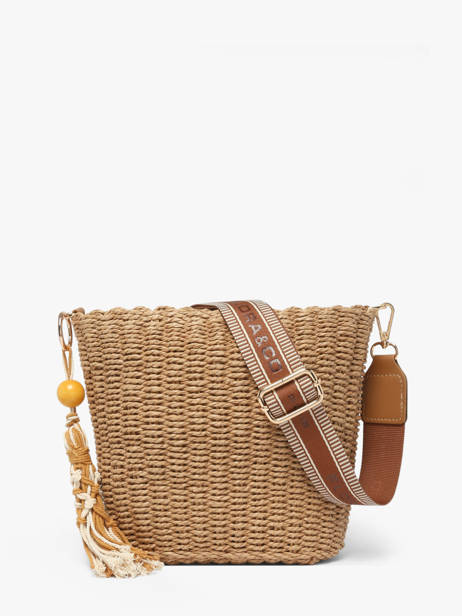 Shoulder Bag St Tropez Straw Miniprix Brown st tropez C1079 other view 3
