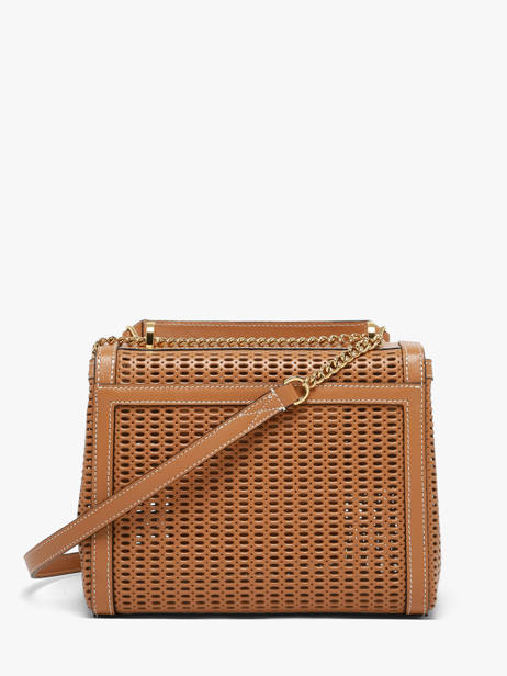 Medium Leather Ninon Ajouré Crossbody Bag Lancel Brown ninon A14009 other view 5