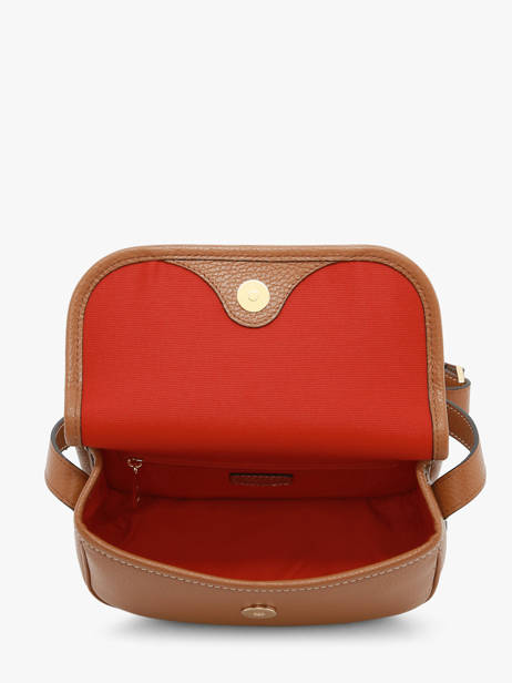 Small Leather Victoire Crossbody Bag Lancel Brown victoire A13991 other view 4