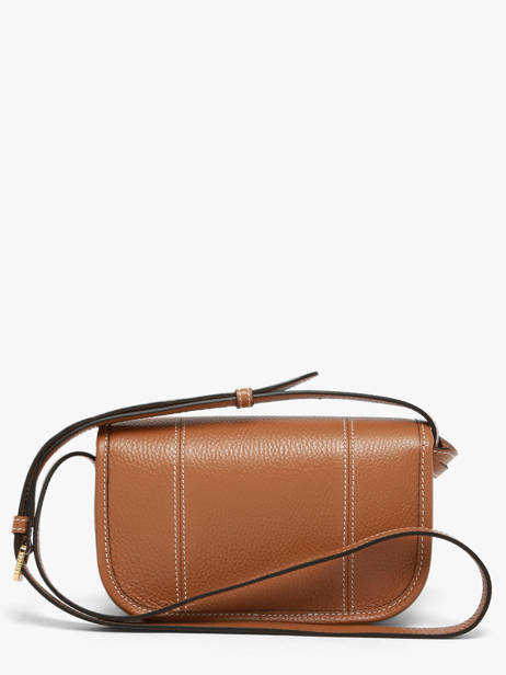 Small Leather Victoire Crossbody Bag Lancel Brown victoire A13991 other view 5