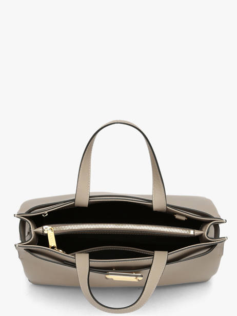 Medium Leather Angèle Carryall Lancel Gray angele A14017 other view 4