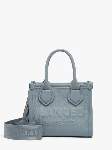 Leather Mini Jour Crossbody Bag Lancel Blue jour A14078