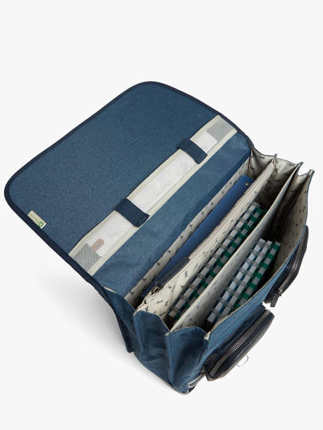 Satchel 3 Compartments Vintage Color Cameleon Blue vintage color VIC-CA41 other view 2