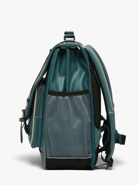 2-compartment Vintage North Backpack Cameleon Blue vintage north SD39 other view 1