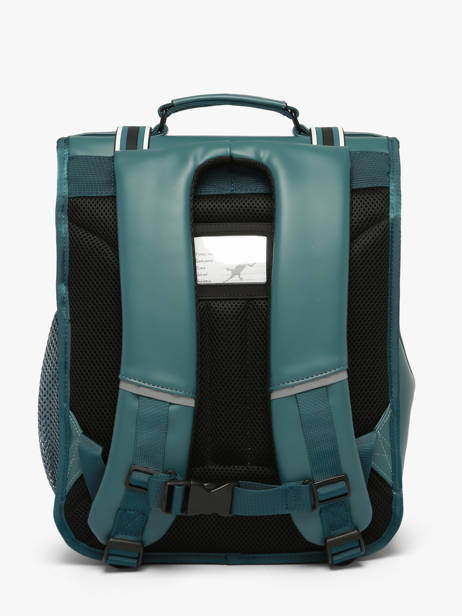 2-compartment Vintage North Backpack Cameleon Blue vintage north SD39 other view 3
