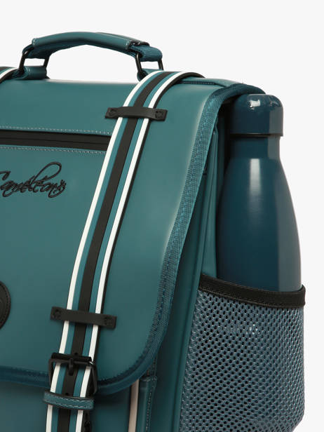 2-compartment Vintage North Backpack Cameleon Blue vintage north SD39 other view 4