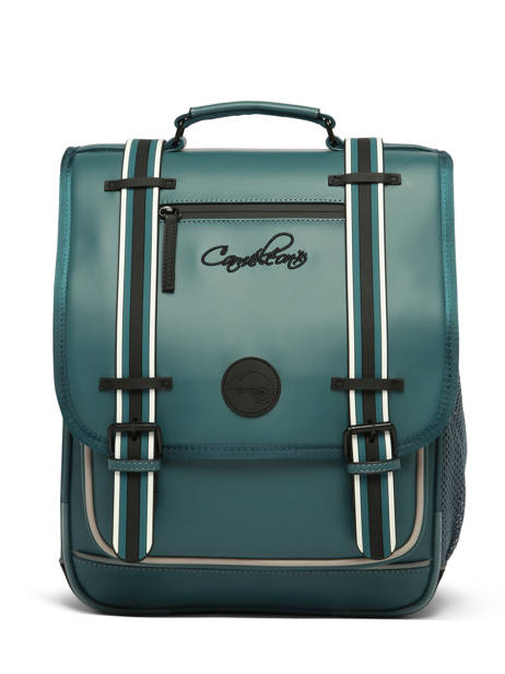 2-compartment Vintage North Backpack Cameleon Blue vintage north SD39 other view 5