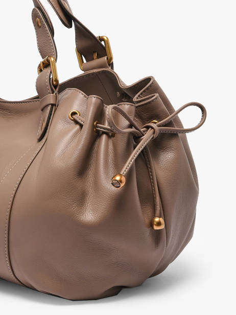 Shoulder Bag Icone Leather Gerard darel Brown icone DDS01410 other view 5