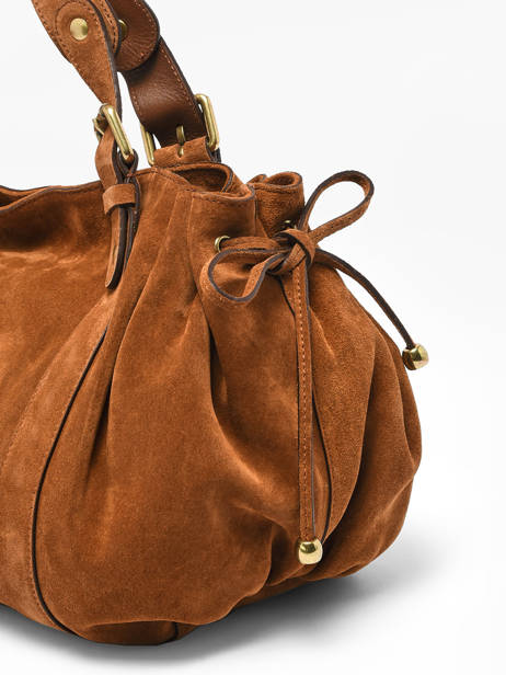 Sac 24h Folk Cuir Gerard darel Marron folk DDS01407 vue secondaire 4